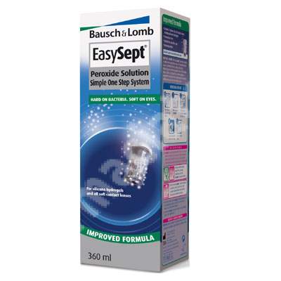 Solutie pentru dezinfectarea lentilelor de contact - EasySept, 360 ml, Bausch Lomb