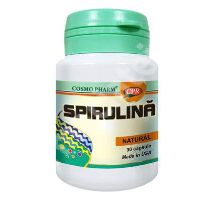 Spirulina, 30 tablete, Cosmopharm