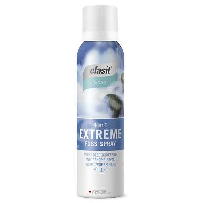 Spray antitranspirant pentru picioare Extreme, 150 ml, Efasit Sport