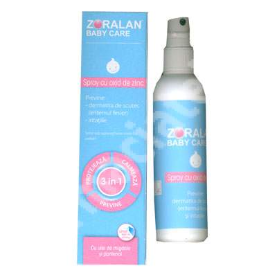 Spray cu oxid de zinc, Zoralan Baby Care, 100 ml, Lab. Oystershell