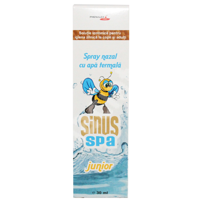 Spray nazal cu apa termala Sinus Spa junior, 30 ml, Phenalex
