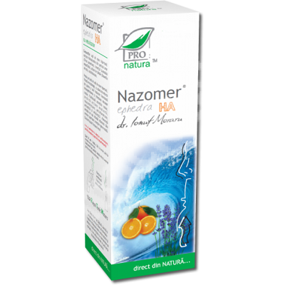 Spray nazal, Nazomer Ephedra HA, 30 ml, Pro Natura
