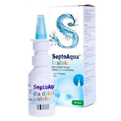 Spray nazal pentru copii SeptoAqua, 30 ml, Krka