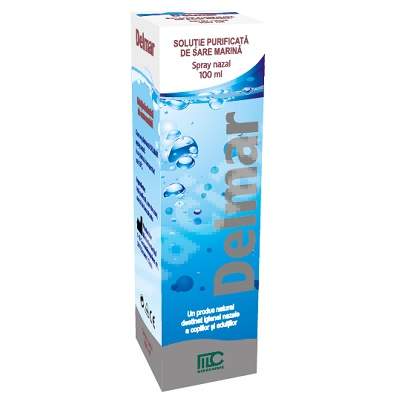 Spray nazal solutie izotonica cu sare marina Delmar, 50 ml, Medochemie Ltd