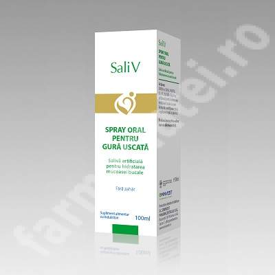 Spray oral pentru gura uscata Sali V, 100 ml, OncoSupport