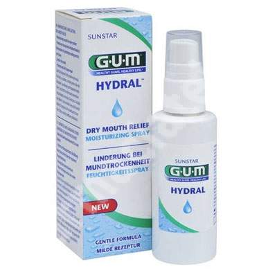 Spray pentru gura uscata Hydral, 50 ml, Sunstar Gum