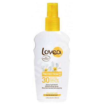 Spray protector hidratant cu Monoi SPF 30, 200 ml, Lovea