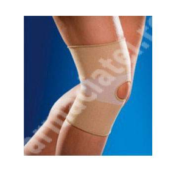 Suport elastic pentru genunchi cu orificiu, Marimea S 29-33 cm, 1502, Anatomic Help