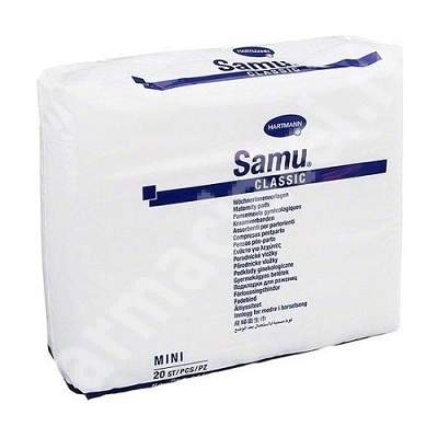 Tampoane absorbante postnatale, Samu Classic Mini (716221), 20 bucati, Hartmann 