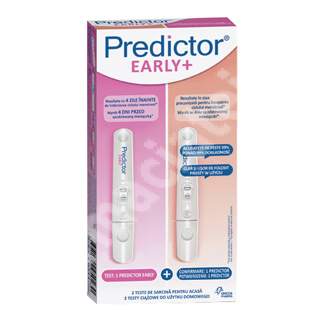 Test de sarcina Predictor Early+ pentru acasa, 2 teste, Omega Pharma