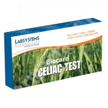 Test rapid pentru determinarea bolii celiace Biocard Celiac Test, 1 bucata, Labsystems Diagnostics