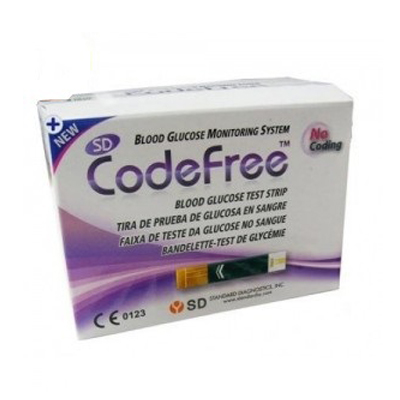 Teste de glicemie - CodeFree, 50 bucati, D&G Group