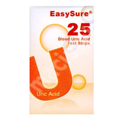 Teste pentru acid uric EasySure, 25 bucati, Mediflex