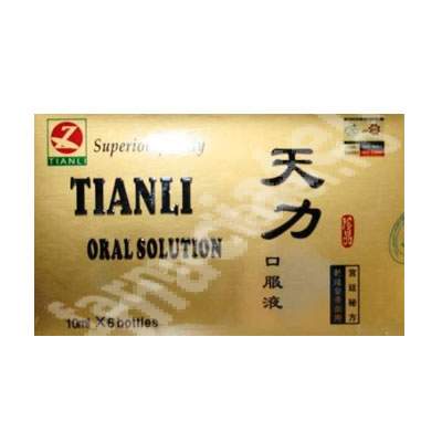 Tianli Natural Potent, 6 fiole, China