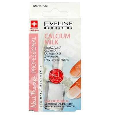 Tratament cu calciu si proteina din lapte pentru unghii, 12 ml, Eveline Cosmetics