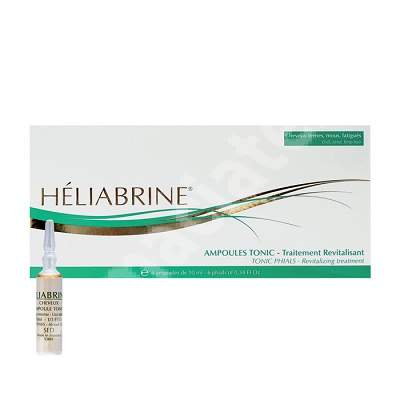 Tratament fortifiant cu polen pentru par, 8 fiole, Heliabrine