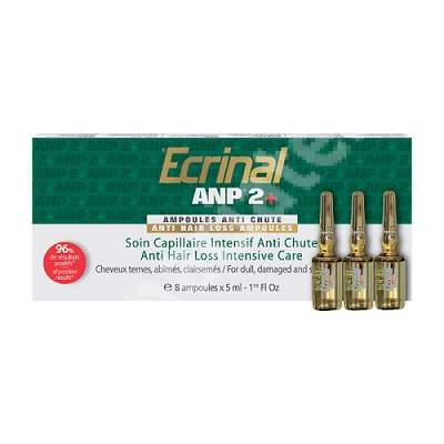 Tratament impotriva caderii parului Ecrinal ANP2+, 5 ml, 8 fiole, Asepta