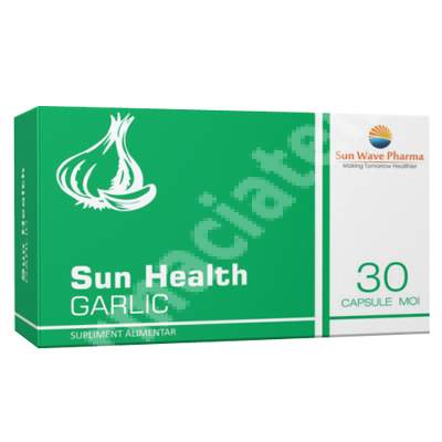 Ulei de usturoi Sun Health, 30 capsule, Sun Wave Pharma