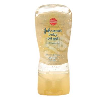 Ulei gel cu musetel pentru masajul bebelusului Johnsons Baby, 200 ml, Johnson&Johnson