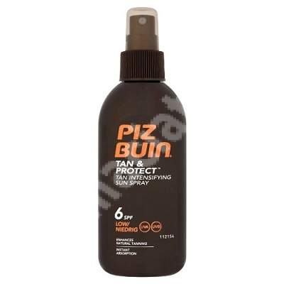 Ulei spray pentru bronzare SPF 6 Tan & Protect, 150 ml, Piz Buin