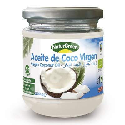 Ulei virgin de cocos, 200 g, Naturgreen