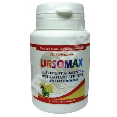 Ursomax, 40 comprimate, Elidor