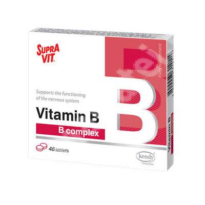 Vitamina B complex Supra Vit, 48 tablete, Kendy