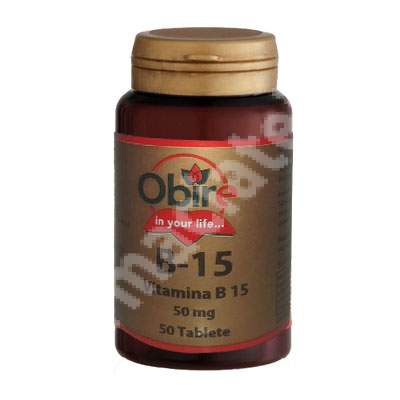 Vitamina B15, 50 tablete, Obire