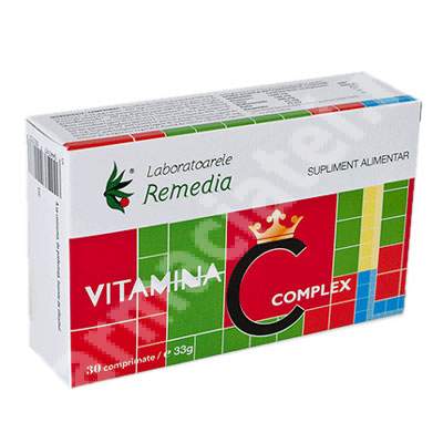 Vitamina C Complex, 30 capsule, Remedia