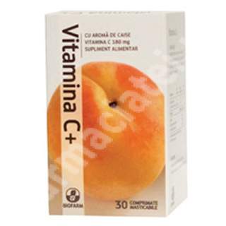 Vitamina C plus Caise, 30 comprimate, Biofarm