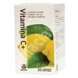 Vitamina C plus Lamaie, 30 comprimate, Biofarm