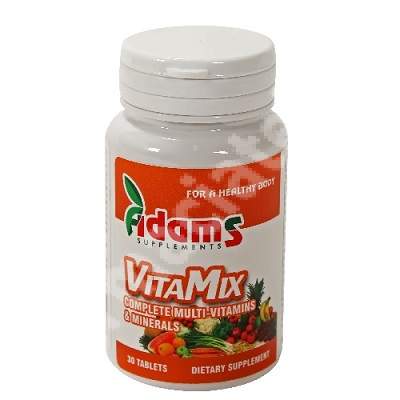 VitaMix Multiminerale & Multivitamine, 30 tablete, Adams Vision