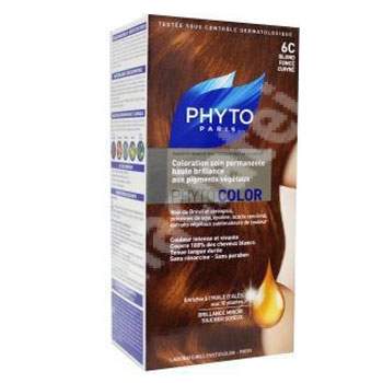 Vopsea Phytocolor, Nuanta 6C blond inchis-cupru, 40 ml, Phyto