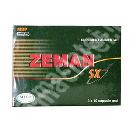 Zeman Sx, 30 capsule, Mega Lifesciences