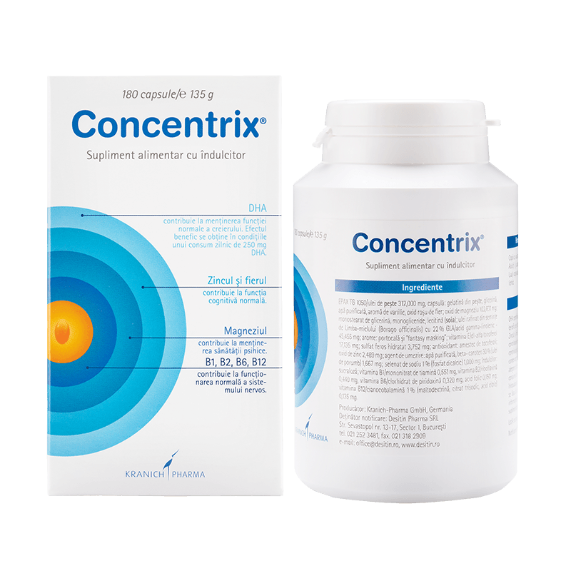 Concentrix, 180 comprimate, Destin Pharma