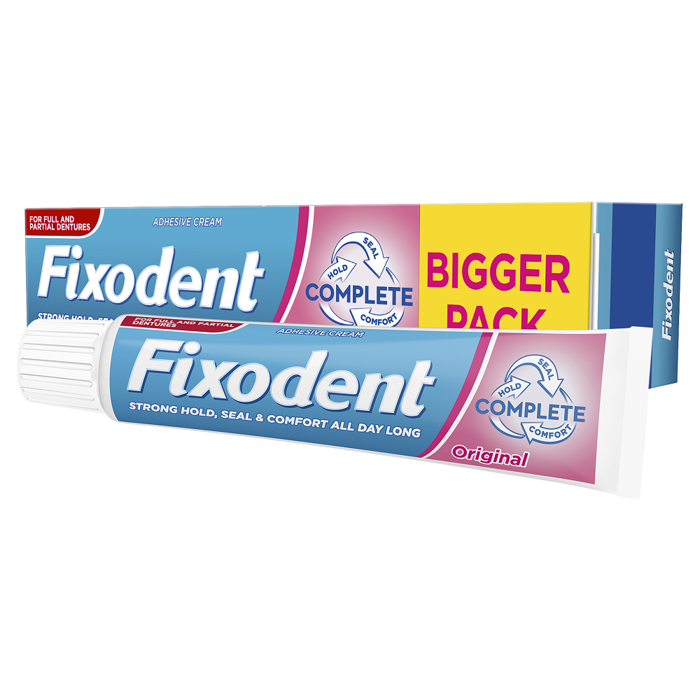 Crema adeziva pentru proteza dentara Original, 70 g, Fixodent Complete 
