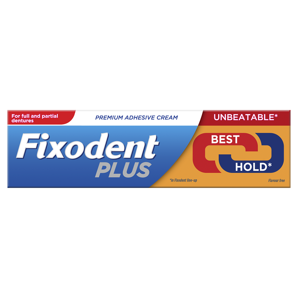 Crema adeziva pentru proteza dentara Best Hold, 40 g, Fixodent Plus 