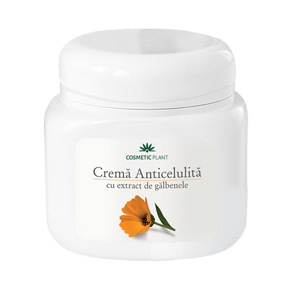 Crema anticelulitica cu extract de galbenele, 500 ml, Cosmetic Plant