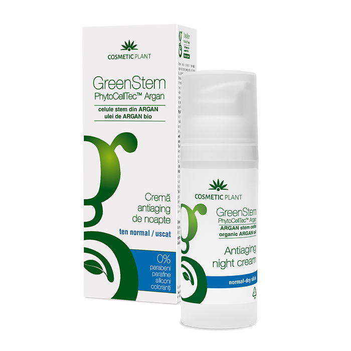 Crema antirid de noapte GreenStem, 50 ml, Cosmetic Plant
