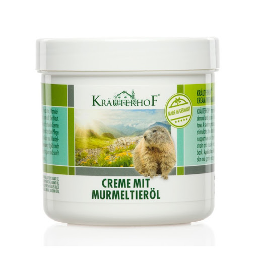 Crema cu ulei din grasime de marmota, 250 ml, Krauterhof