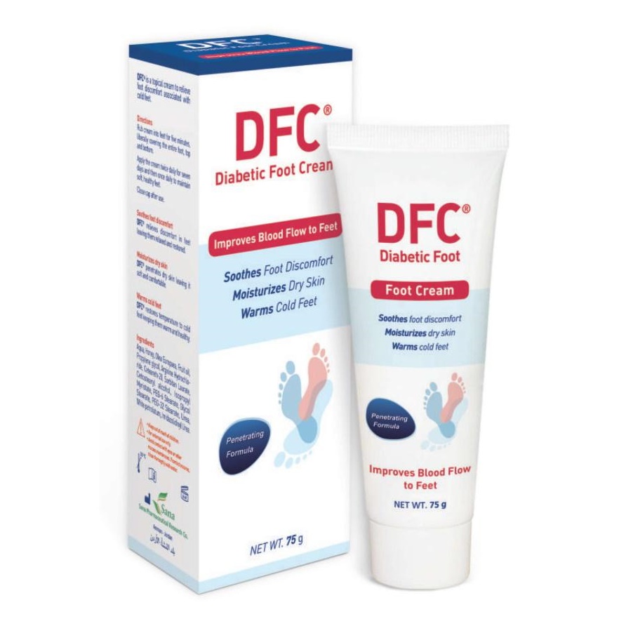 Crema pentru picioare DFC Diabetic Foot Cream, 75g, Sana Pharma