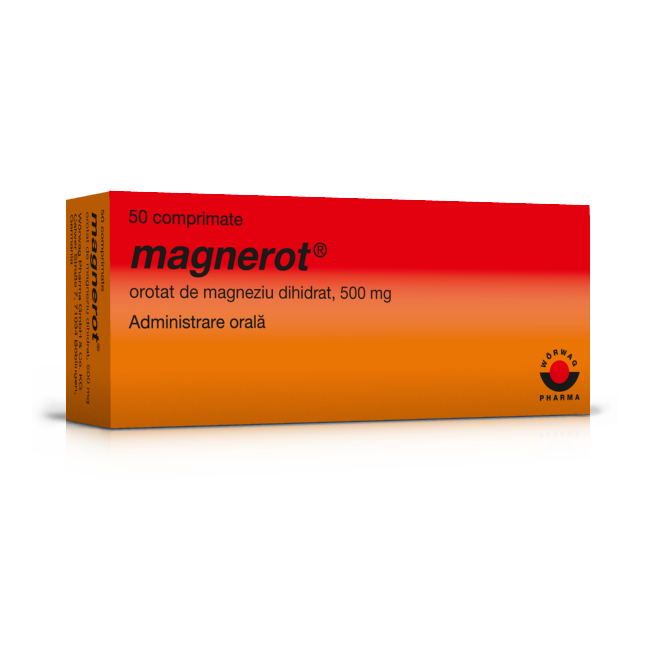 Magnerot, 500 mg, 50 comprimate, Worwag Pharma
