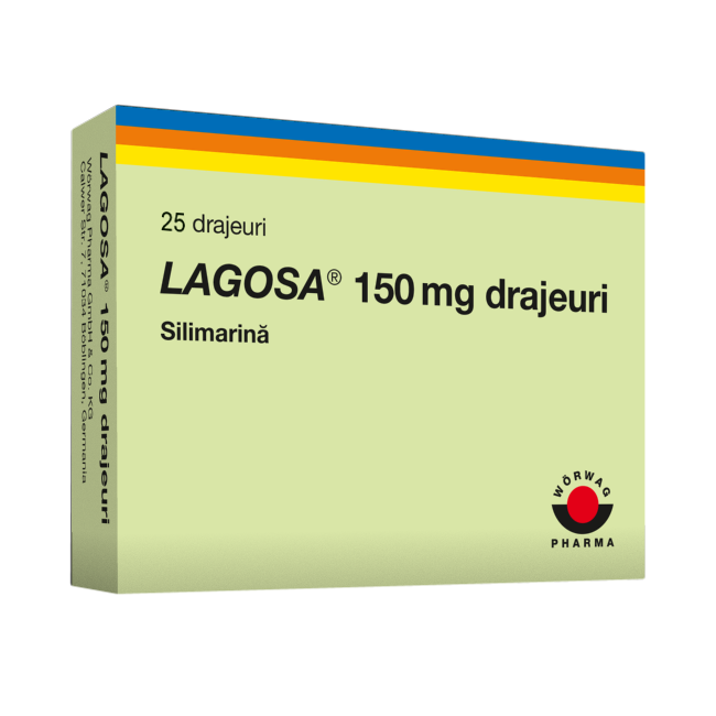 Lagosa, 150 mg, 25 drajeuri, Worwag Pharma