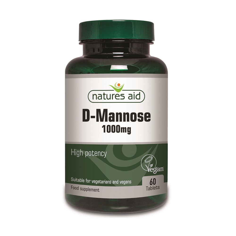 D-Mannose 1000 mg, 60 comprimate, Natures Aid