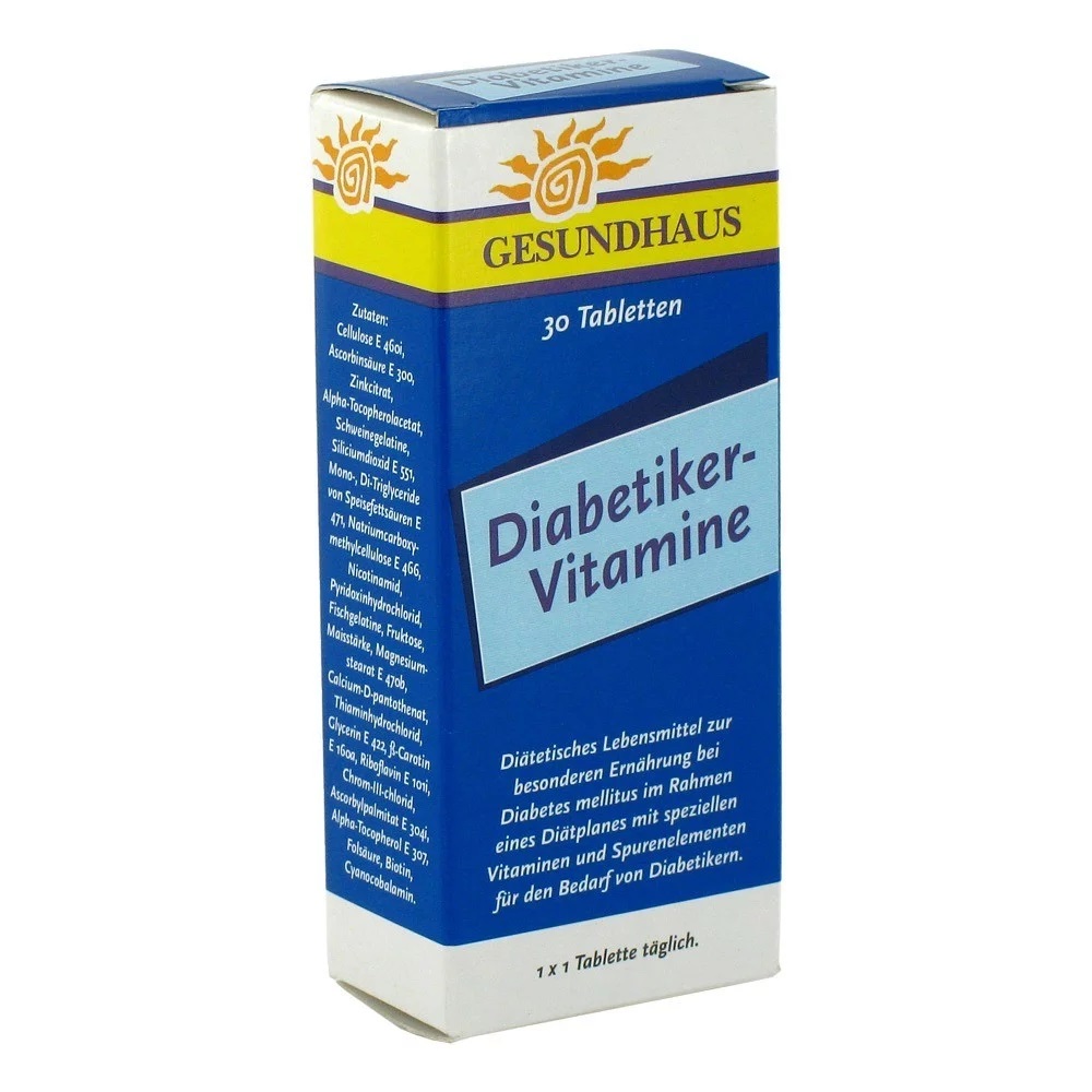 Diabetiker-Vitamine, 30 tablete, Worwag Pharma