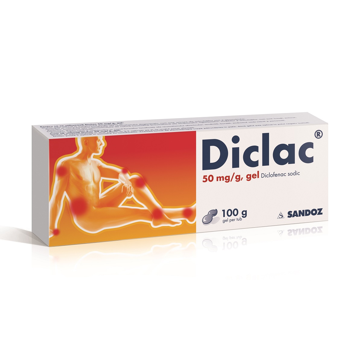 Diclac gel, 50 mg/g, 100 g, Sandoz