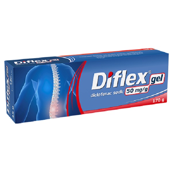 Diflex gel 50 mg/g, 170 g, Fiterman