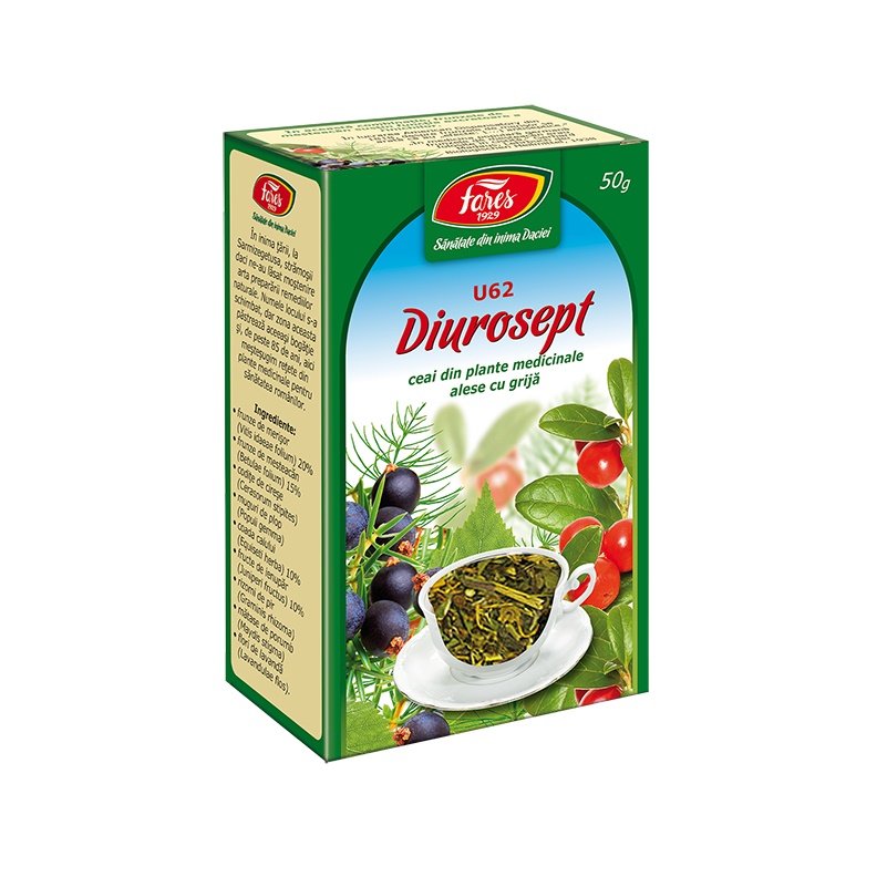 Ceai diurosept - Fares, 20 doze x 2 gr (Infectii urinare) - eurosibiu.ro