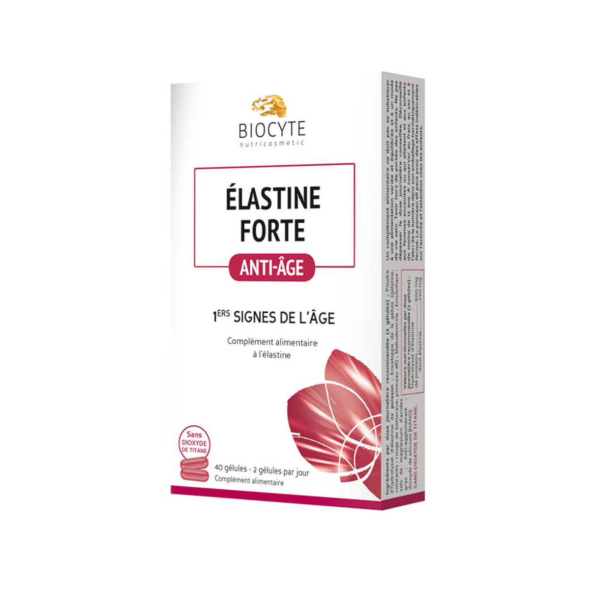 Elastine Forte, 40 capsule, Laboratoire Biocyte