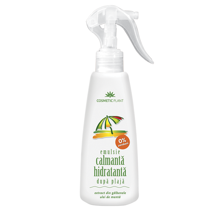 Emulsie calmanta-hidratanta dupa plaja Sun, 200 ml, Cosmetic Plant